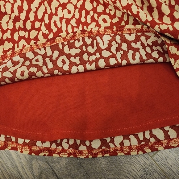 Princess Polly Kyoto Animal Leopard Print Mini Skirt Women's Size 2 Side Zip EUC - Picture 6 of 9